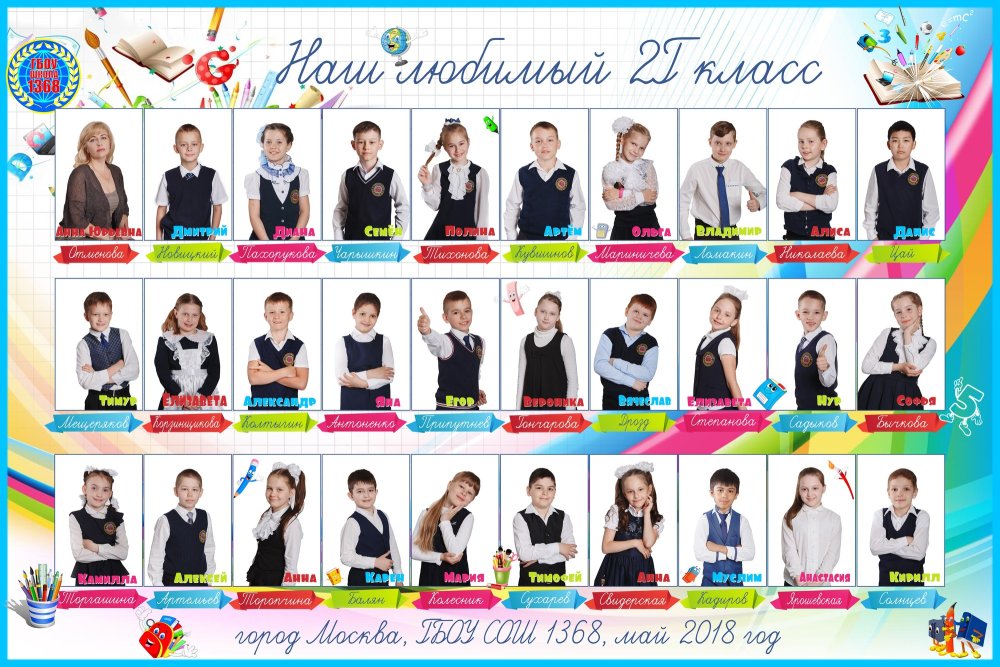 Виньетка для выпускного школа 4 класс