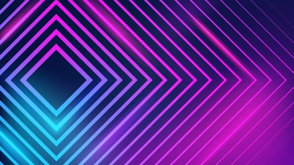 Неоновые линии фон