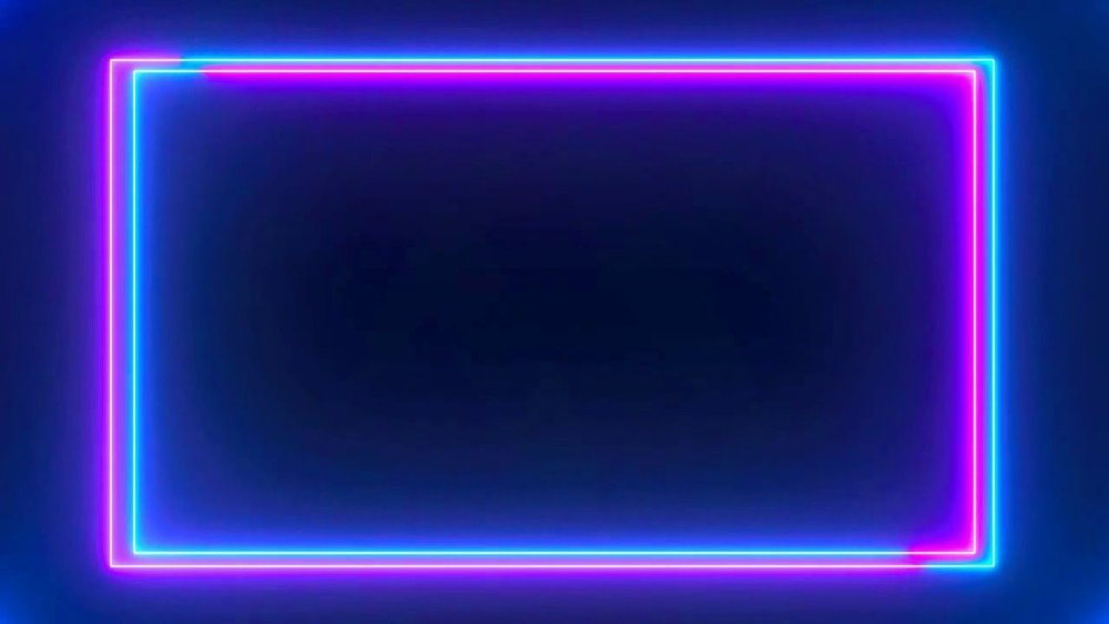 Неоновая рамка