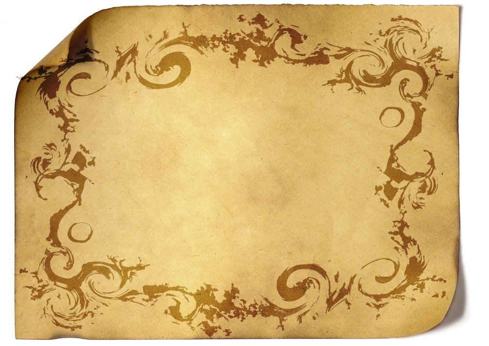 Красивый пергамент