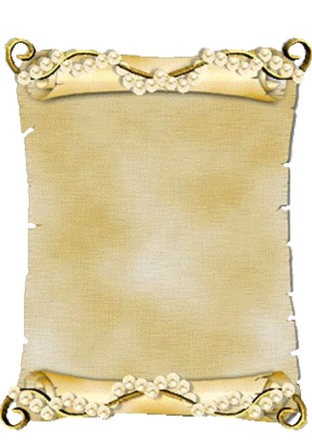 Рамки в виде свитков