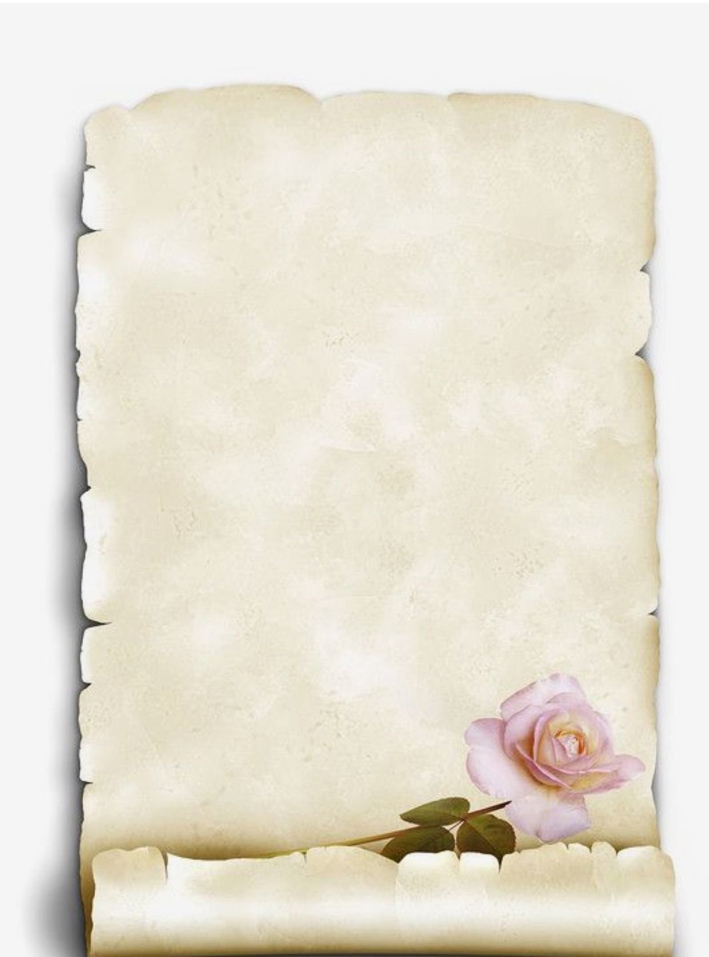 Красивый лист бумаги