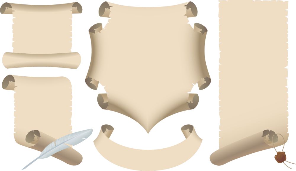 Свиток для заголовка