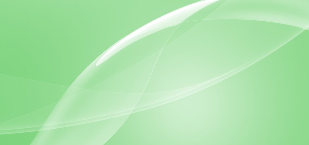 Зеленая абстракция на белом фоне