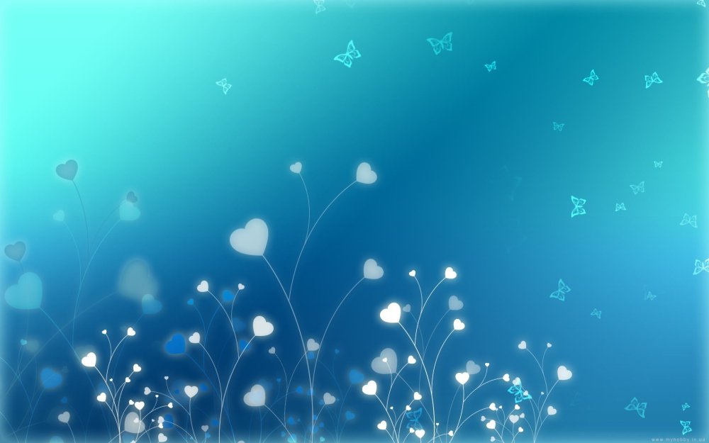 Нежно голубой фон