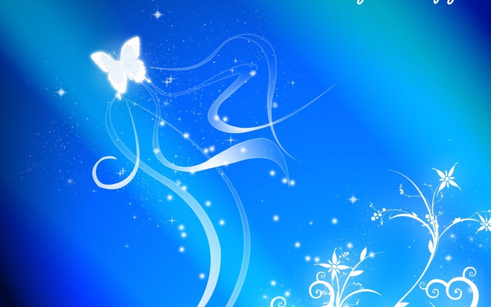 Голубой фон