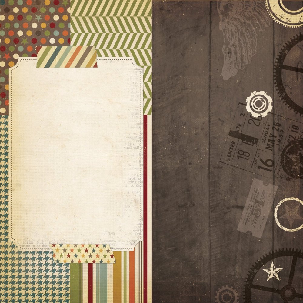 Бумага для скрапбукинга мужская