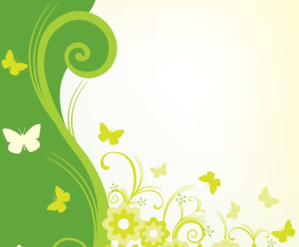 Желто-зеленый орнамент