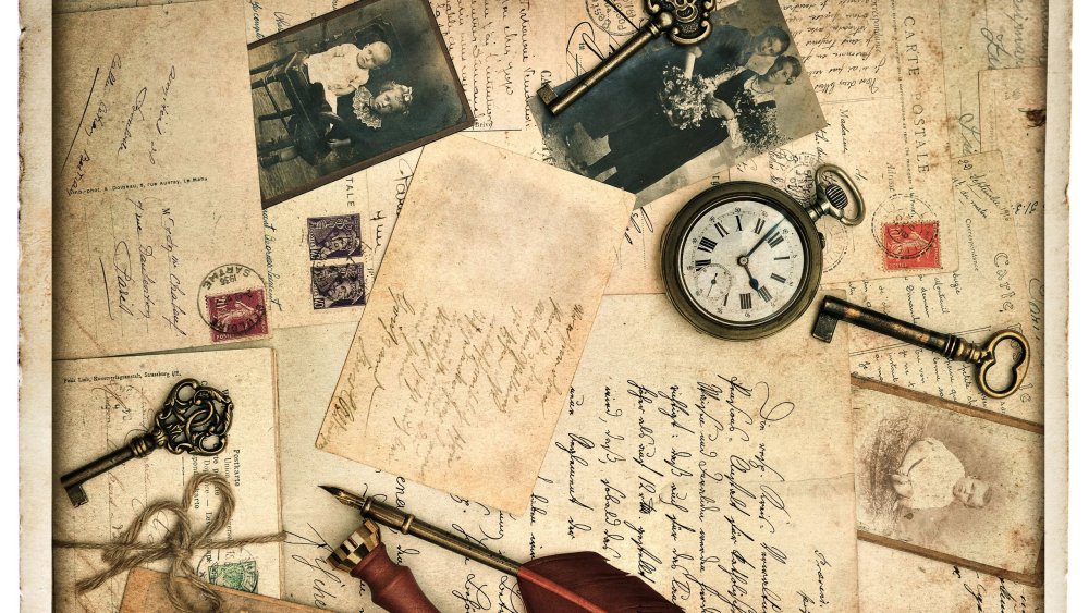 Фон Винтаж мужской для письма