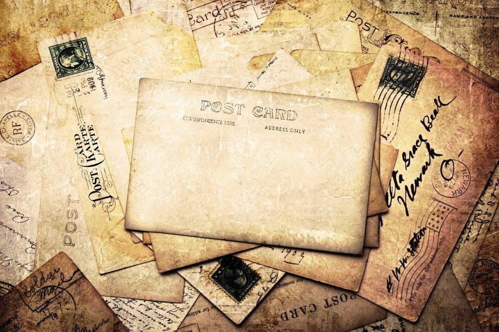 Винтажная бумага с рукописным текстом