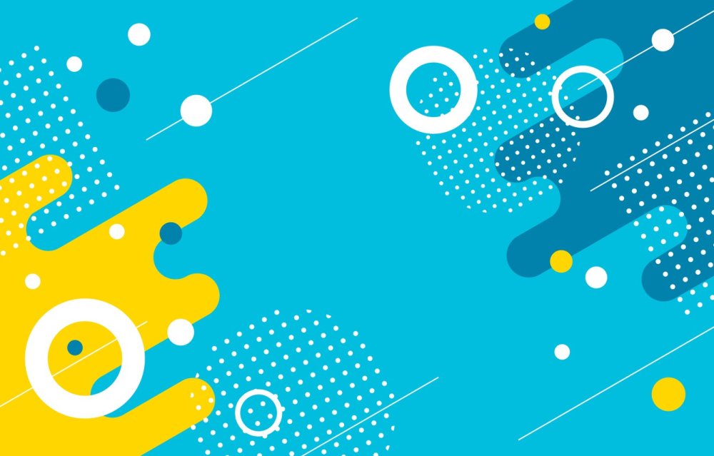 Геометрический фон круги