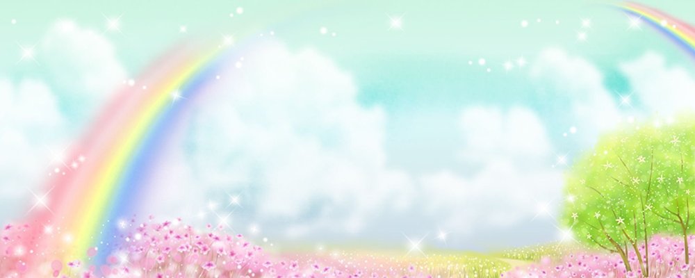 Фон Радуга нежный