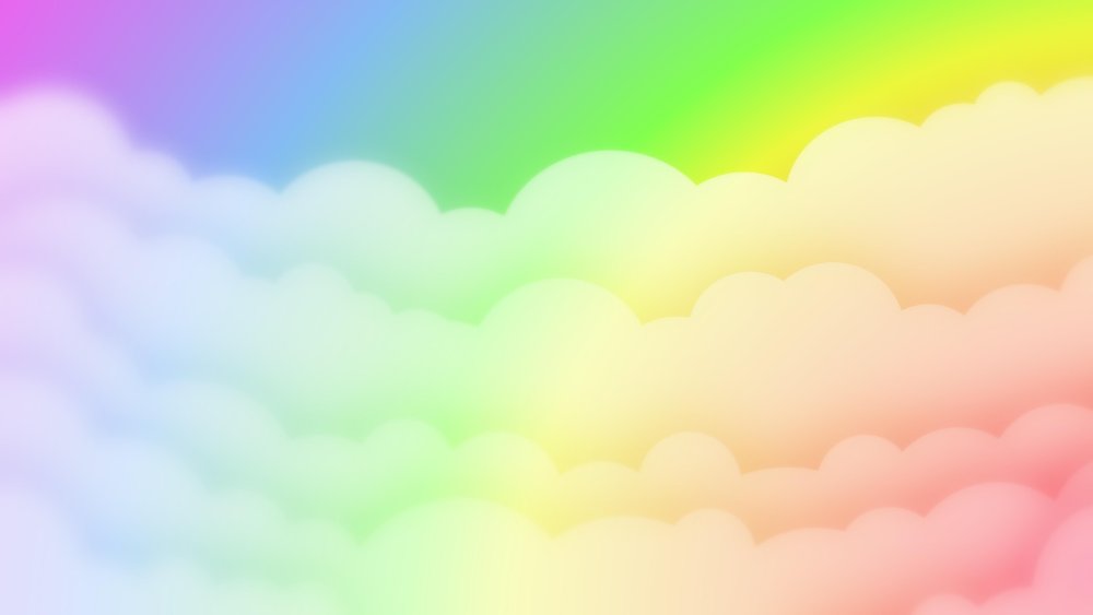 Радужные фоны для презентаций