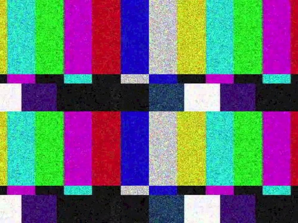 Разноцветный экран для монтажа