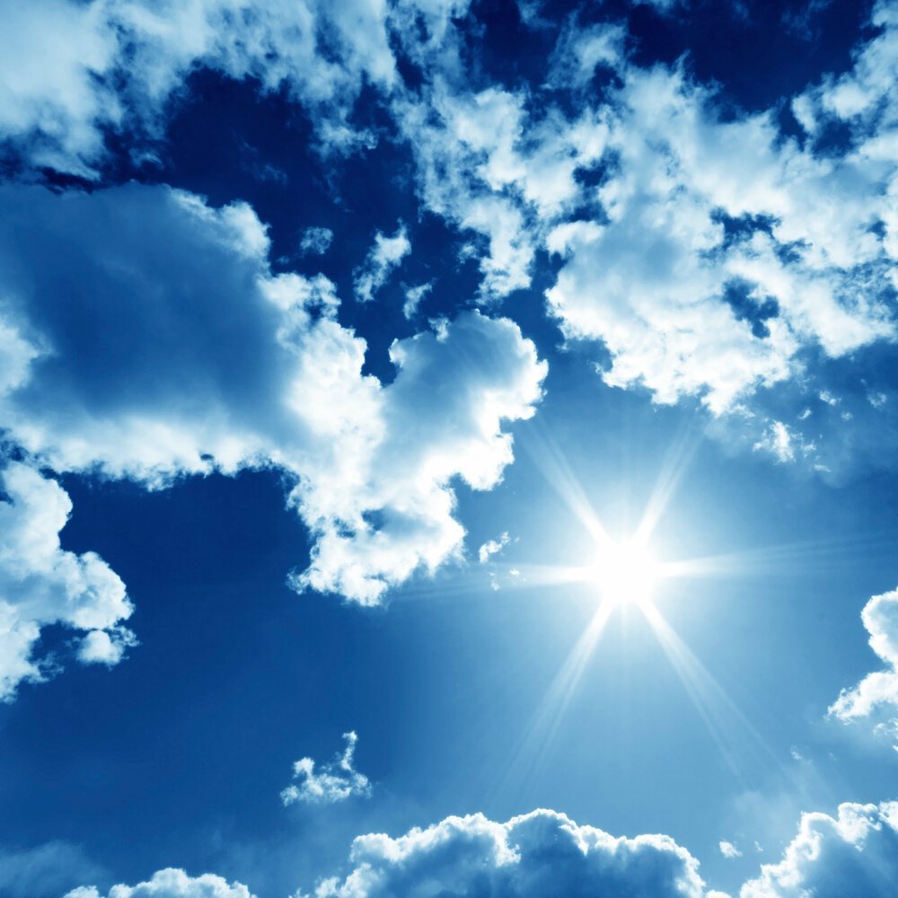 Небо весной