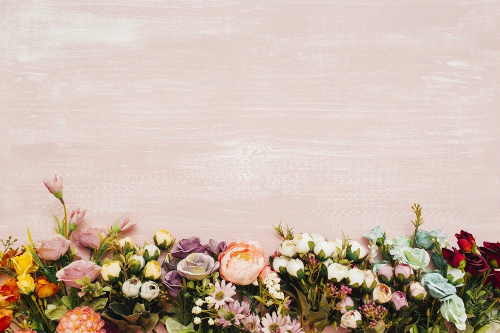 Фон с цветами