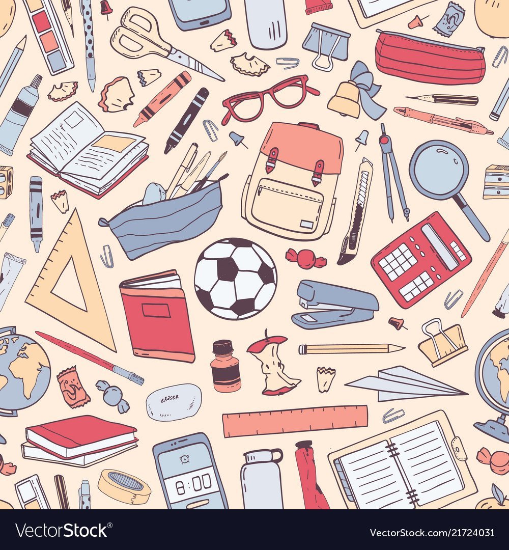 Фон для скрапбукинга Школьная тематика