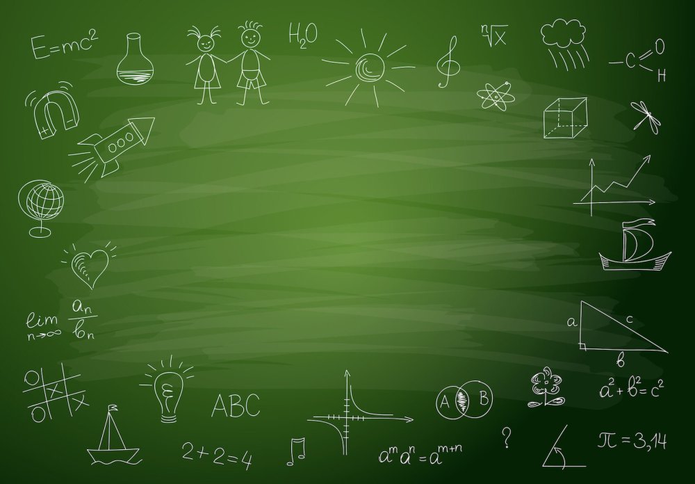 Школьная доска вектор