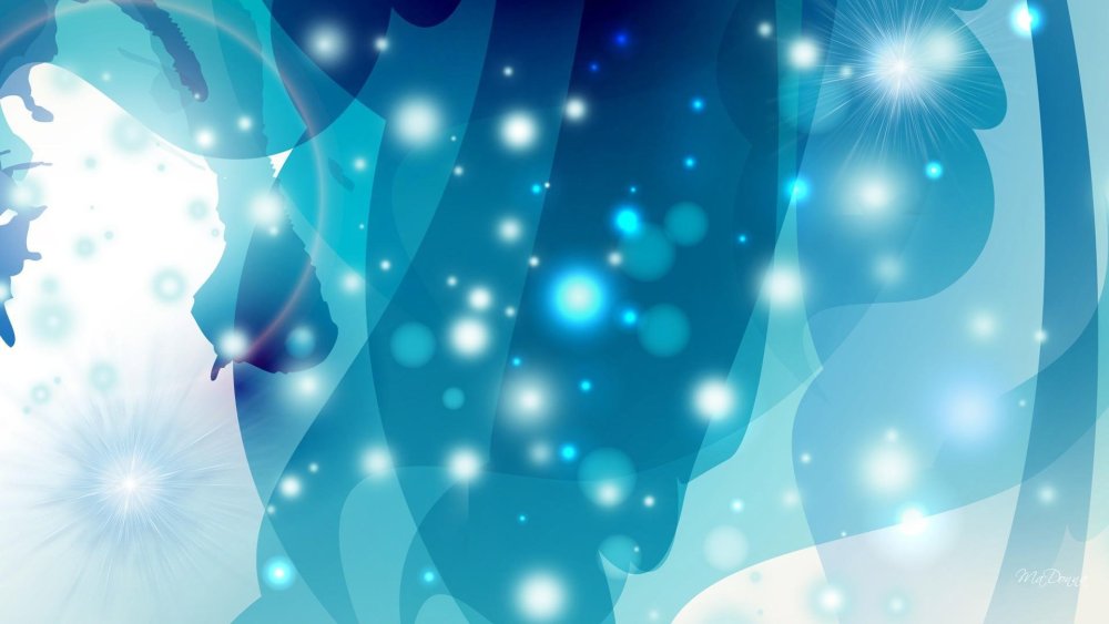 Голубой огонек фон