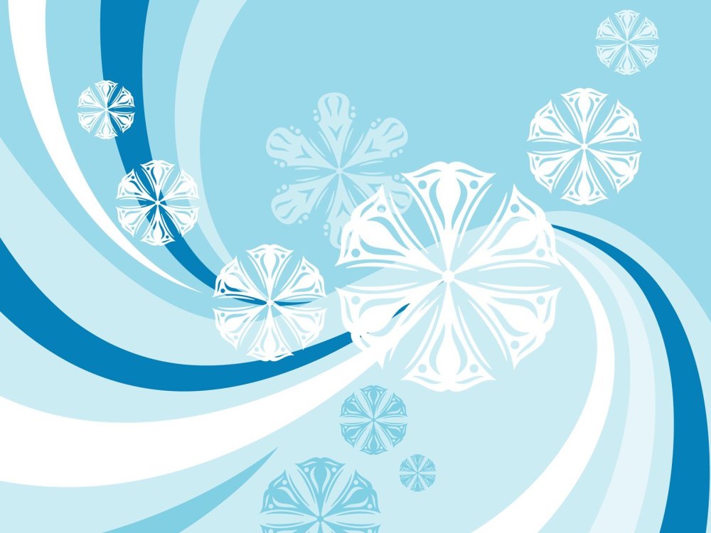 Снежинки абстракция