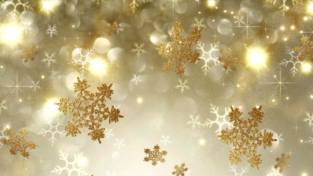 Фон снежинки