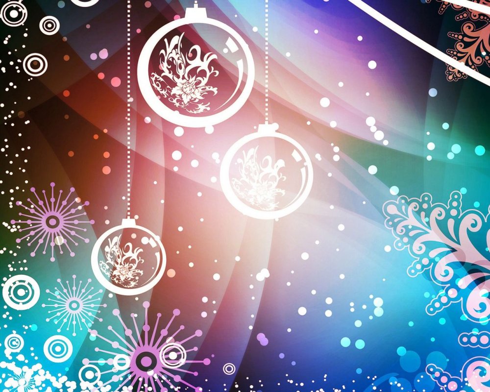 Новогодний фон для афиши