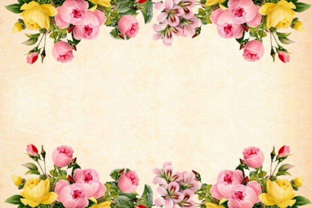 Фон с цветами для текста