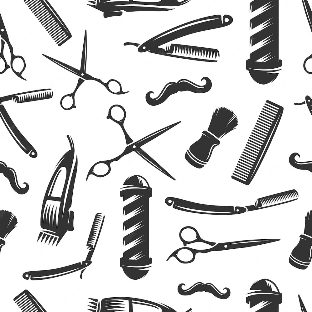 Барбер фон вектор