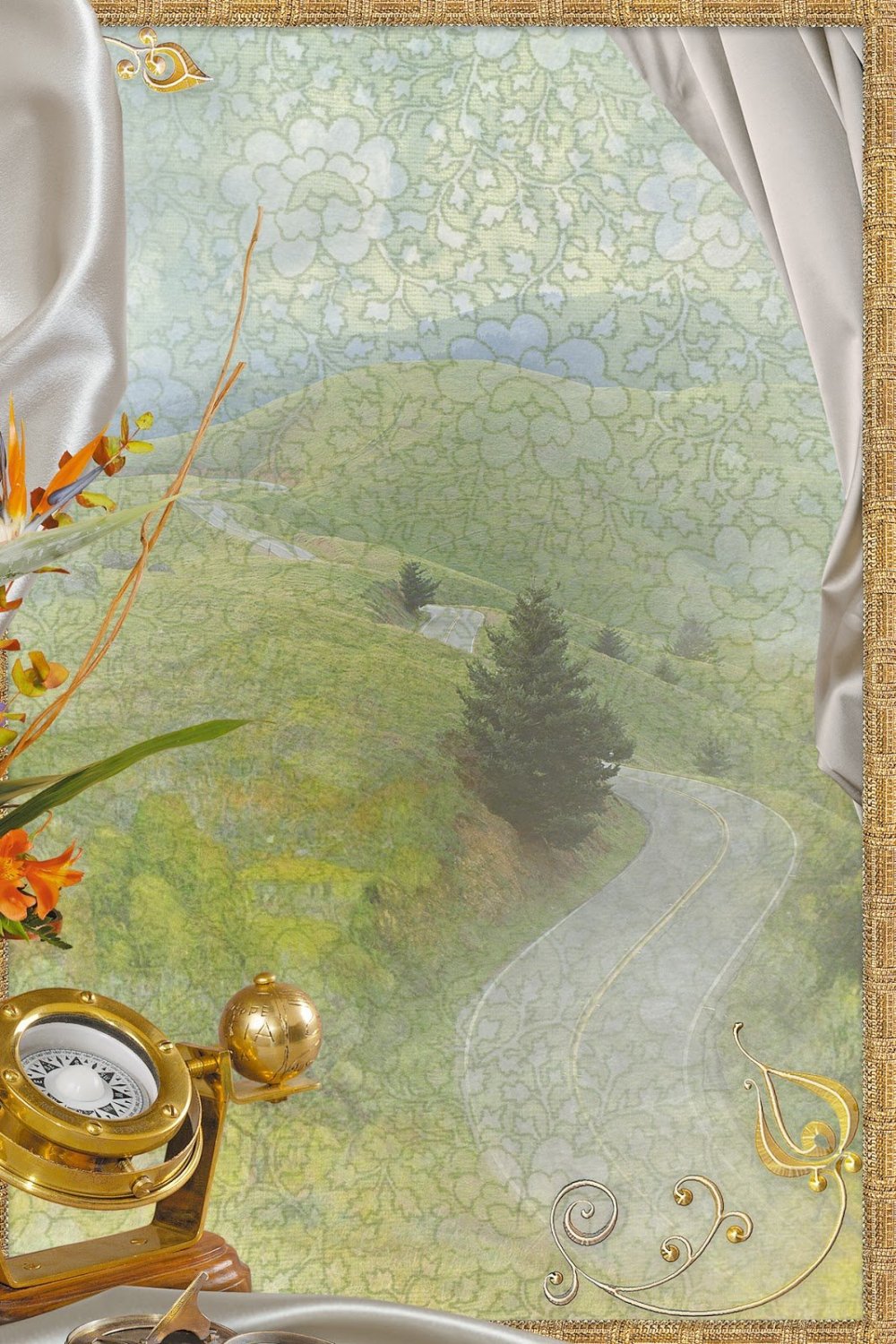 Фон для виньетки для 4 класса