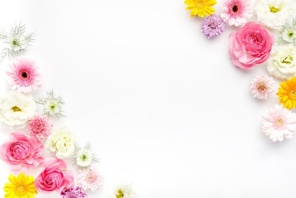 Цветочные фоны для оформления