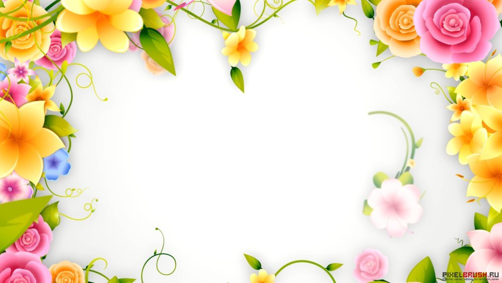 Рамка цветы