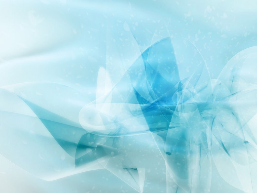 Абстракция в голубом цвете