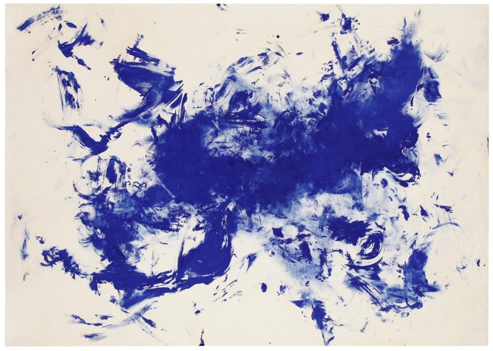 Ив Кляйн синяя губка