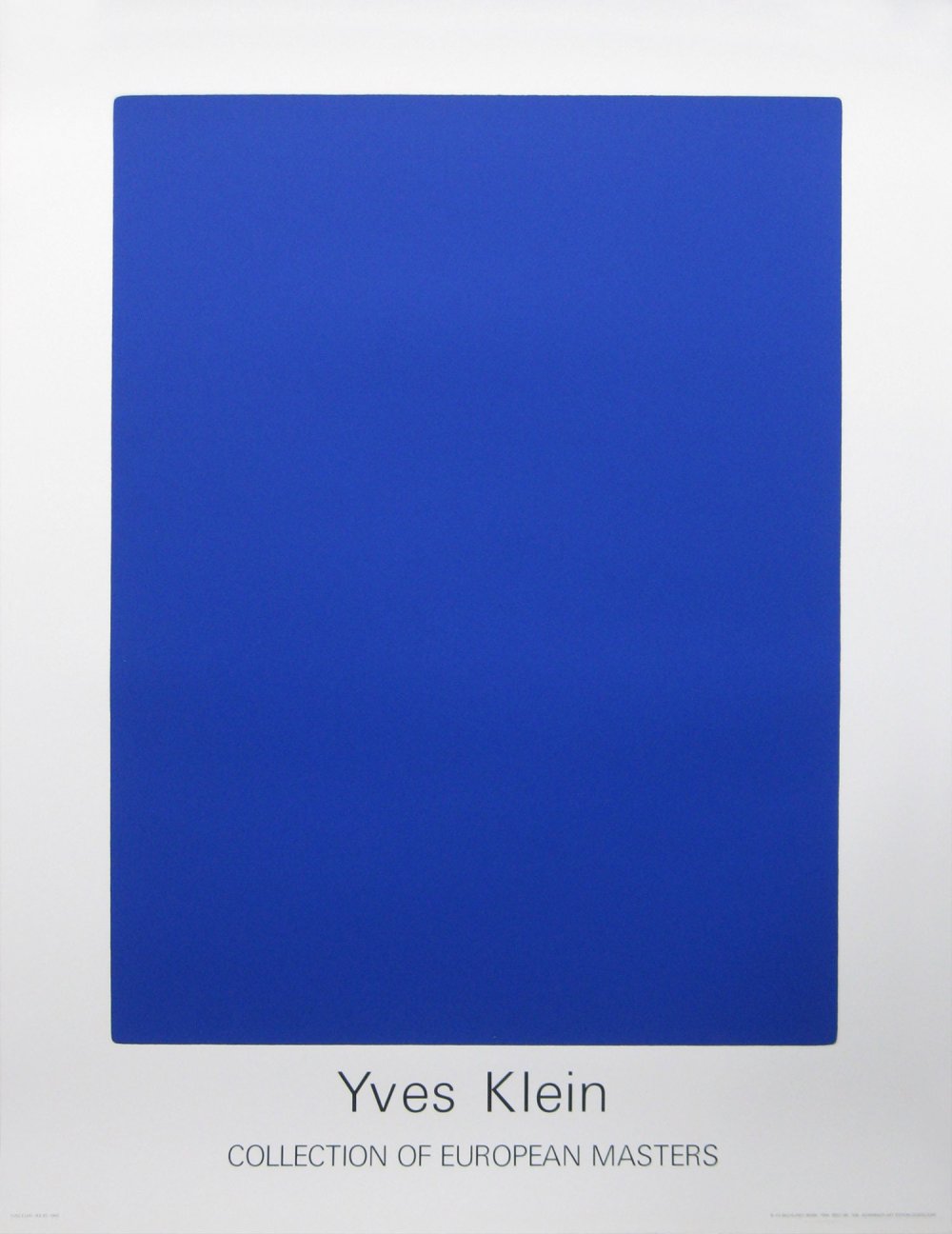 Ив Кляйн пантон синий