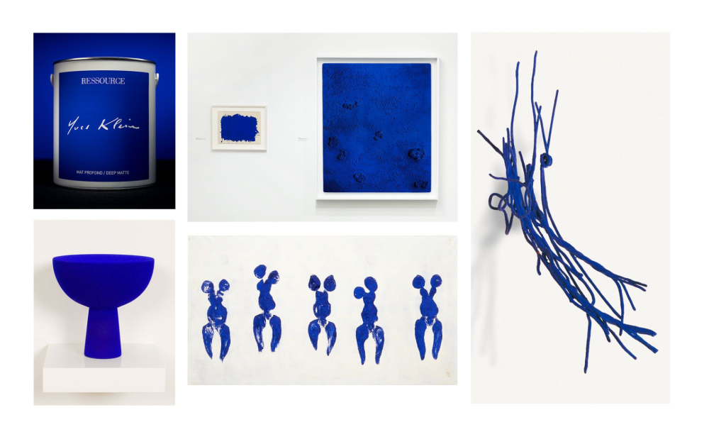 Ив Кляйн безымянный синий монохром