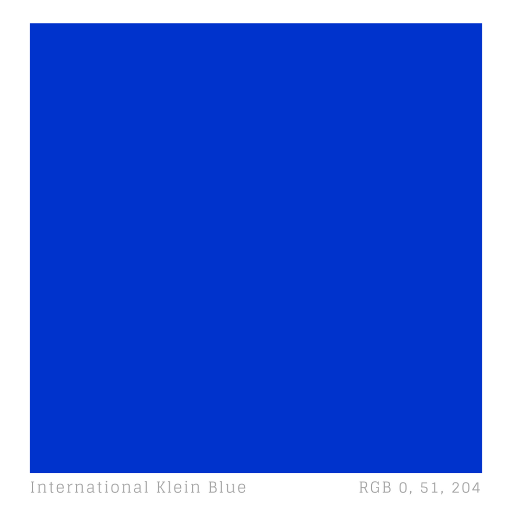 Ив Кляйн International Klein Blue (IKB)