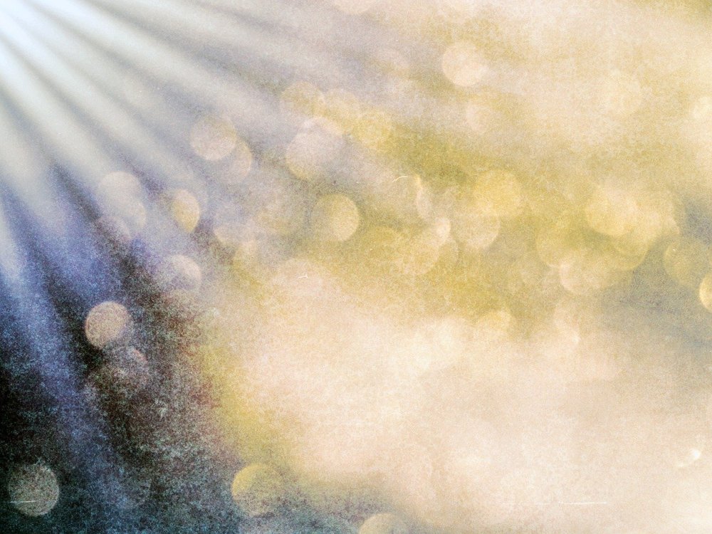 Солнечные лучи блики