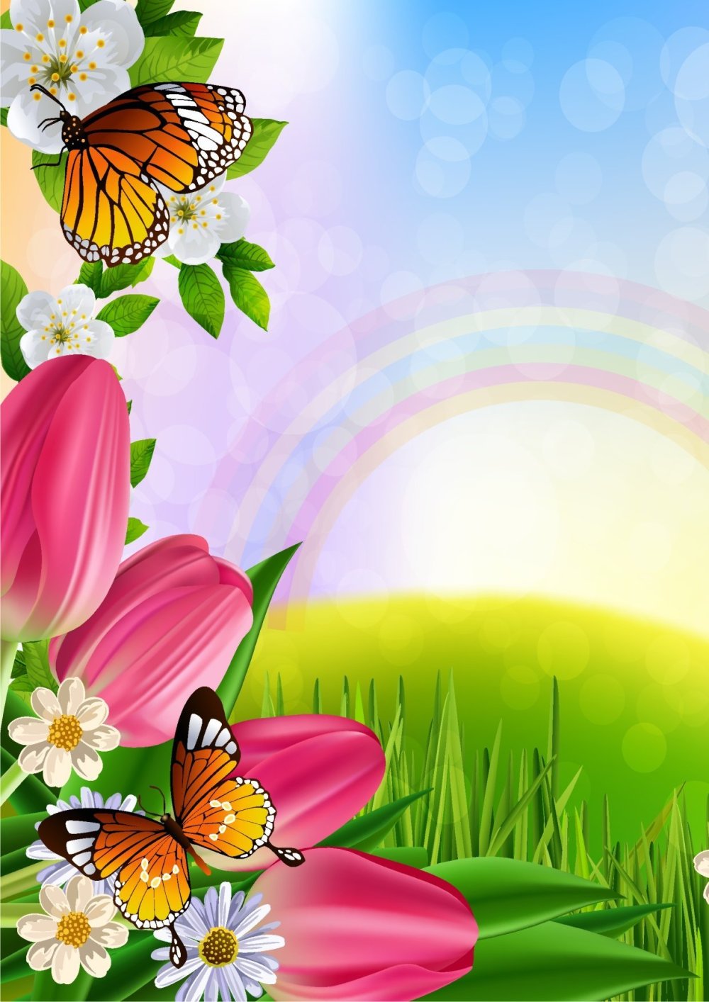 Красивые детские фоны