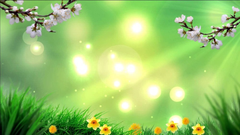 Фон для презентации Весна
