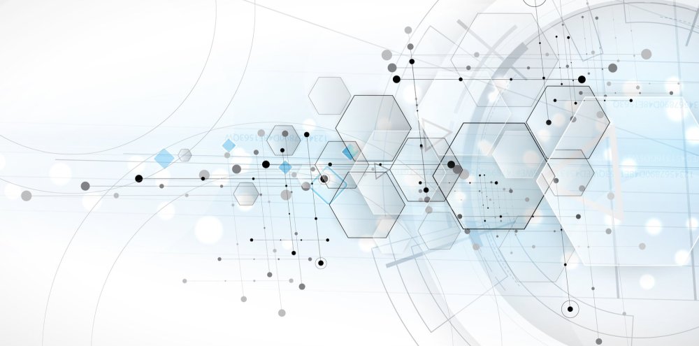 Фон технологичный светлый