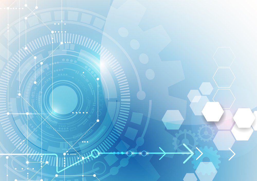 Технология надпись фон