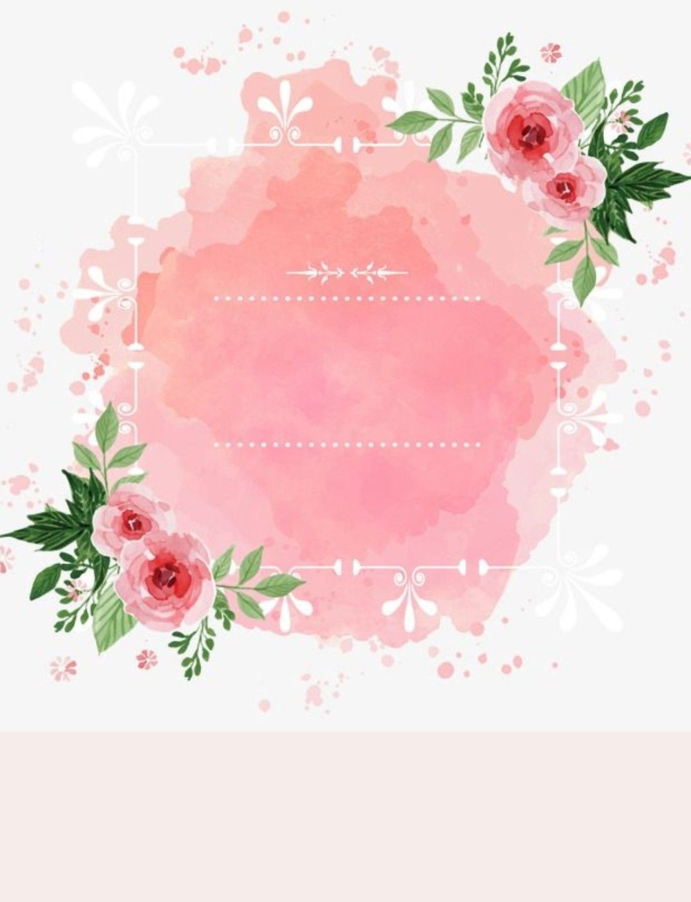 Акварельный фон для надписи