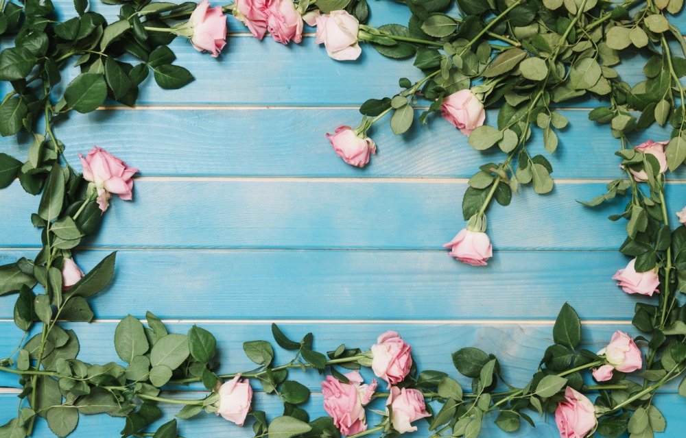 Фон с цветами