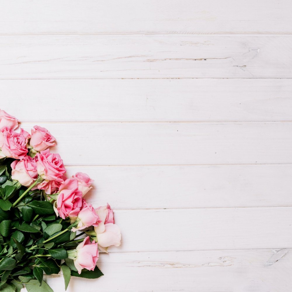 Фотофон с цветами