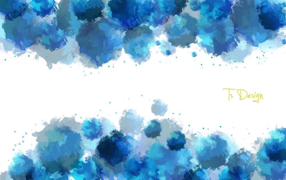 Акварельный снежный фон