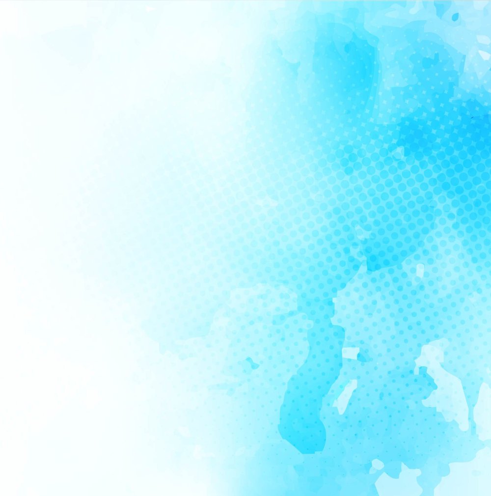 Фон голубые разводы акварель