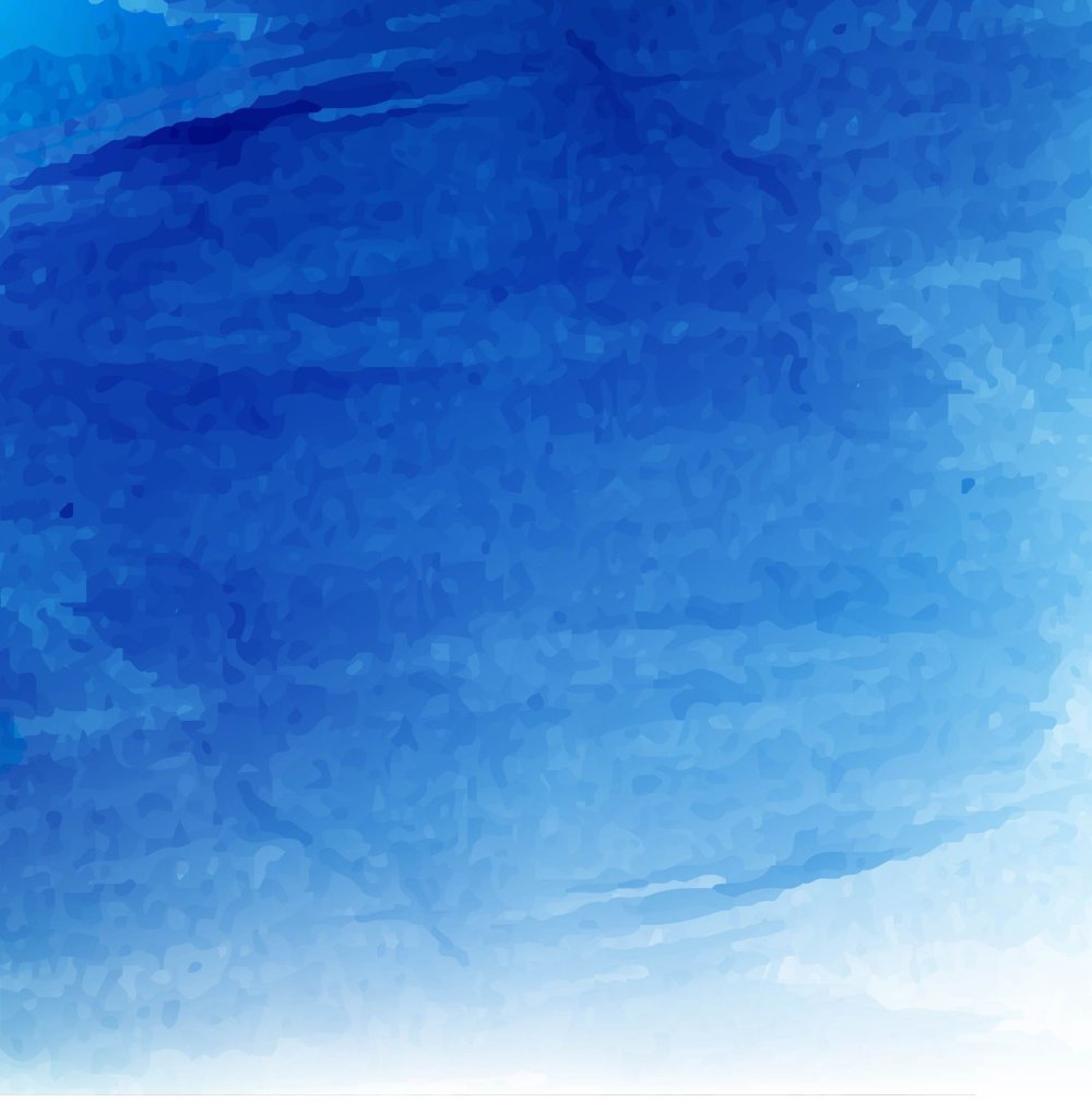 Синяя акварель