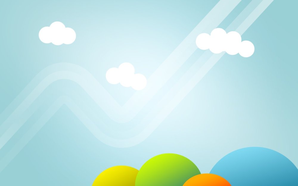 Фон голубой детский