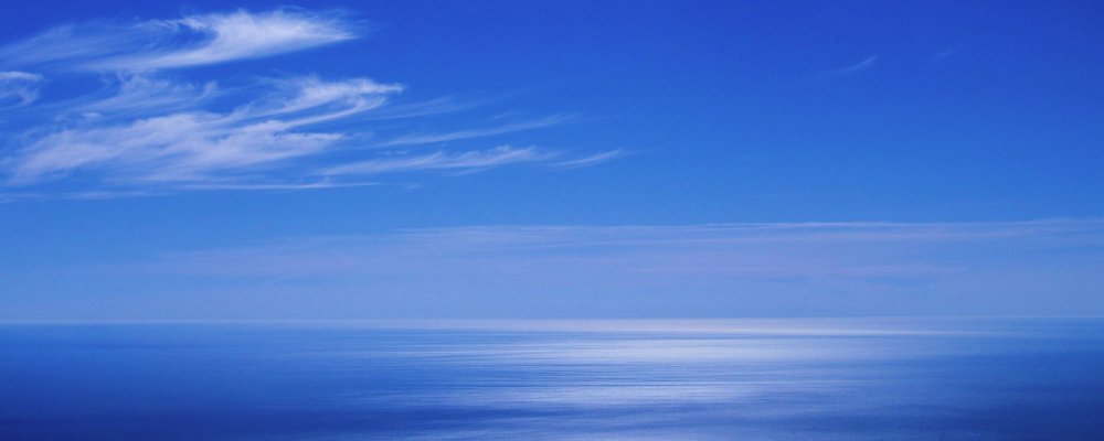 Чистое голубое небо