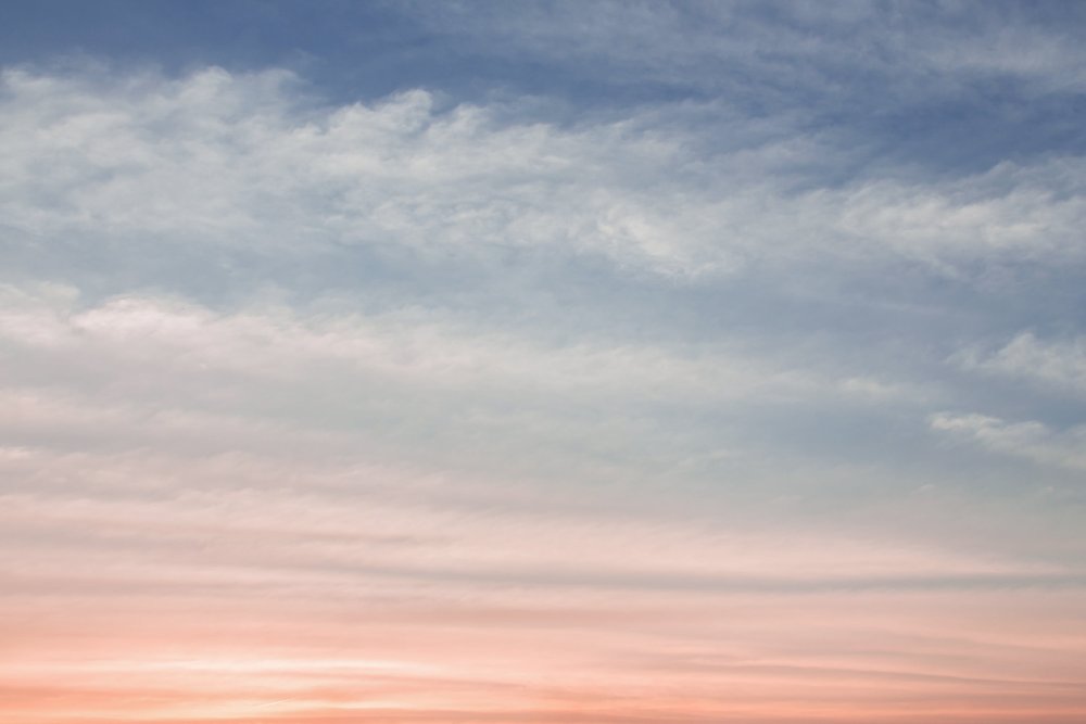 Небо закат светлый